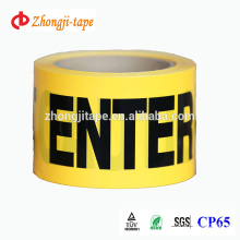 Factory supply yellow pe barrier tape